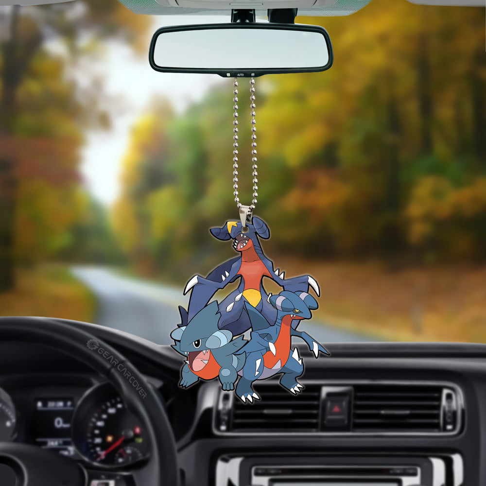 Garchomp Ornament Custom Pokemon Evolution Car Accessories - Gearcarcover - 3