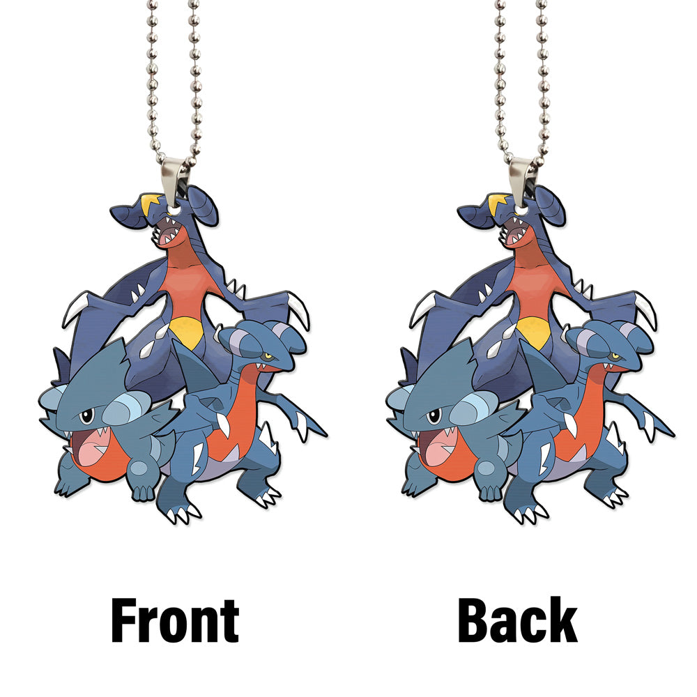 Garchomp Ornament Custom Pokemon Evolution Car Accessories - Gearcarcover - 4