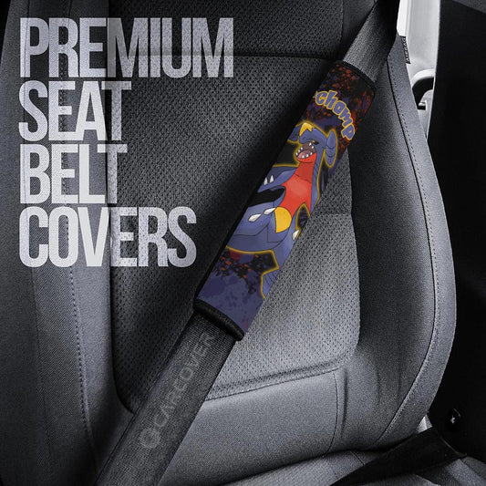 Garchomp Seat Belt Covers Custom Tie Dye Style Anime Car Accessories - Gearcarcover - 2