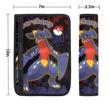 Garchomp Seat Belt Covers Custom Tie Dye Style Anime Car Accessories - Gearcarcover - 1