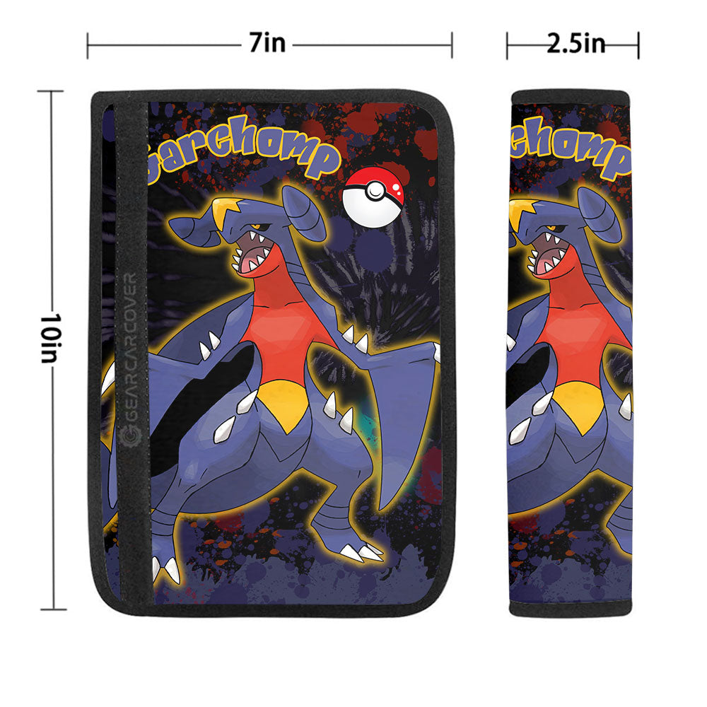 Garchomp Seat Belt Covers Custom Tie Dye Style Car Accessories - Gearcarcover - 1