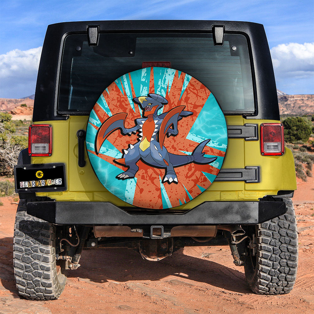 Garchomp Spare Tire Cover Custom Anime For Fans - Gearcarcover - 2