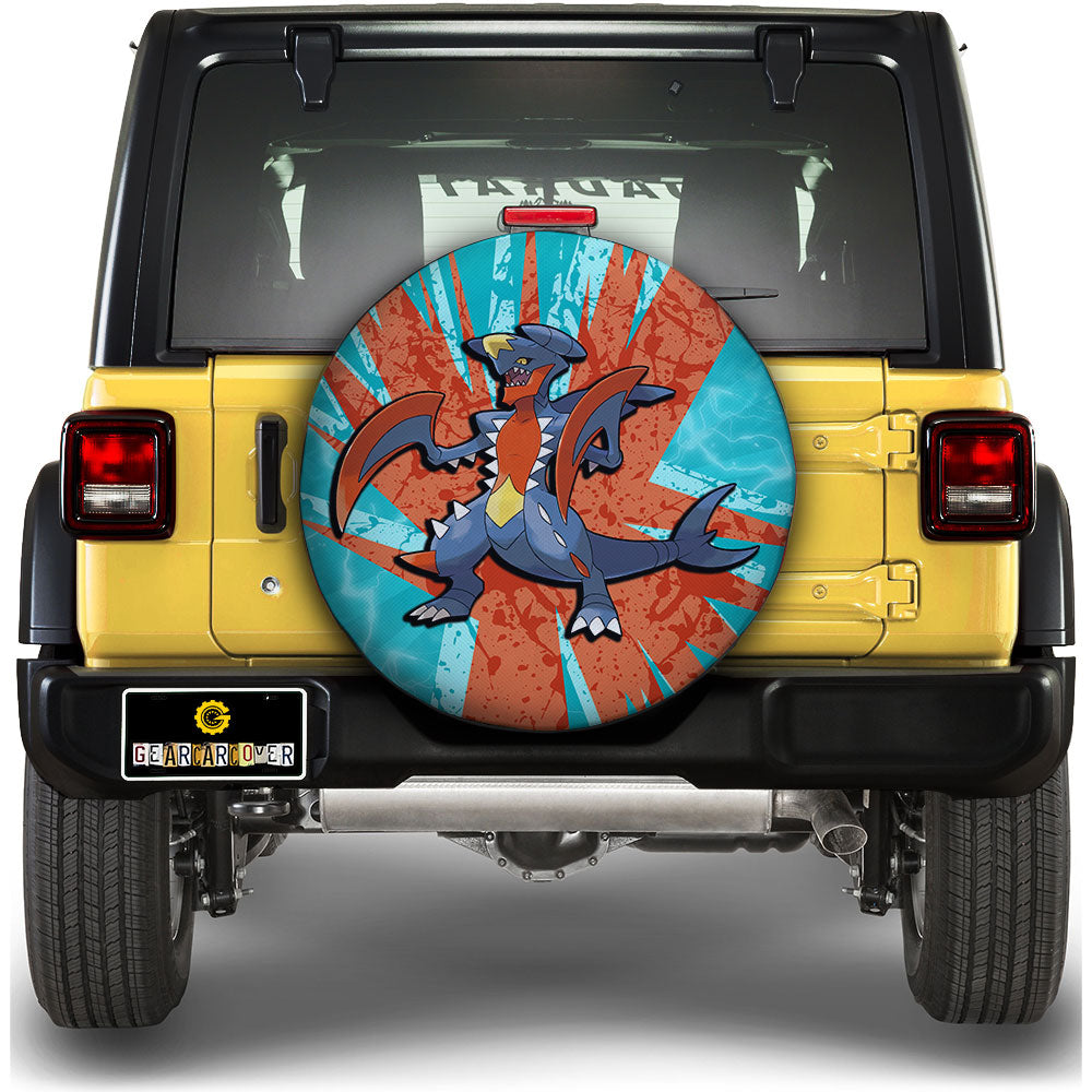 Garchomp Spare Tire Cover Custom Anime For Fans - Gearcarcover - 1