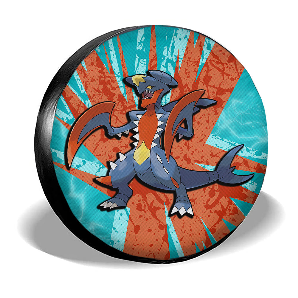 Garchomp Spare Tire Cover Custom For Fans - Gearcarcover - 3