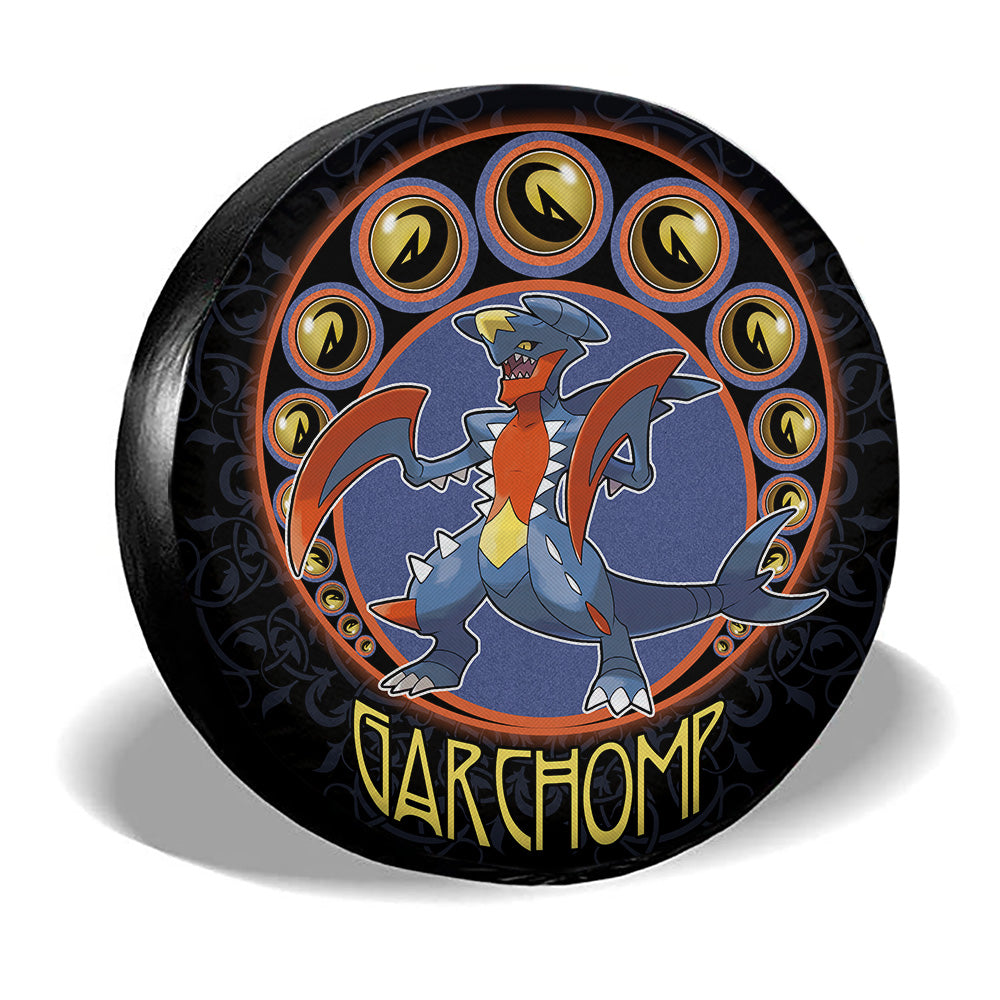 Garchomp Spare Tire Cover Custom For Fans - Gearcarcover - 3