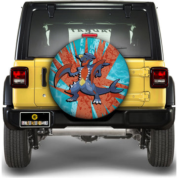 Garchomp Spare Tire Cover Custom For Fans - Gearcarcover - 1