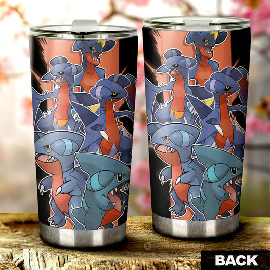 Garchomp Tumbler Cup Custom Car Accessories For Fans - Gearcarcover - 2