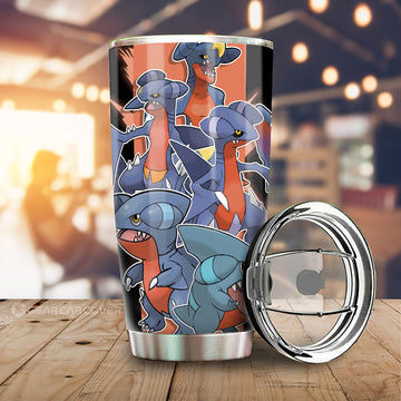 Garchomp Tumbler Cup Custom Car Accessories For Fans - Gearcarcover - 1