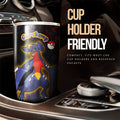 Garchomp Tumbler Cup Custom Tie Dye Style Anime Car Accessories - Gearcarcover - 2