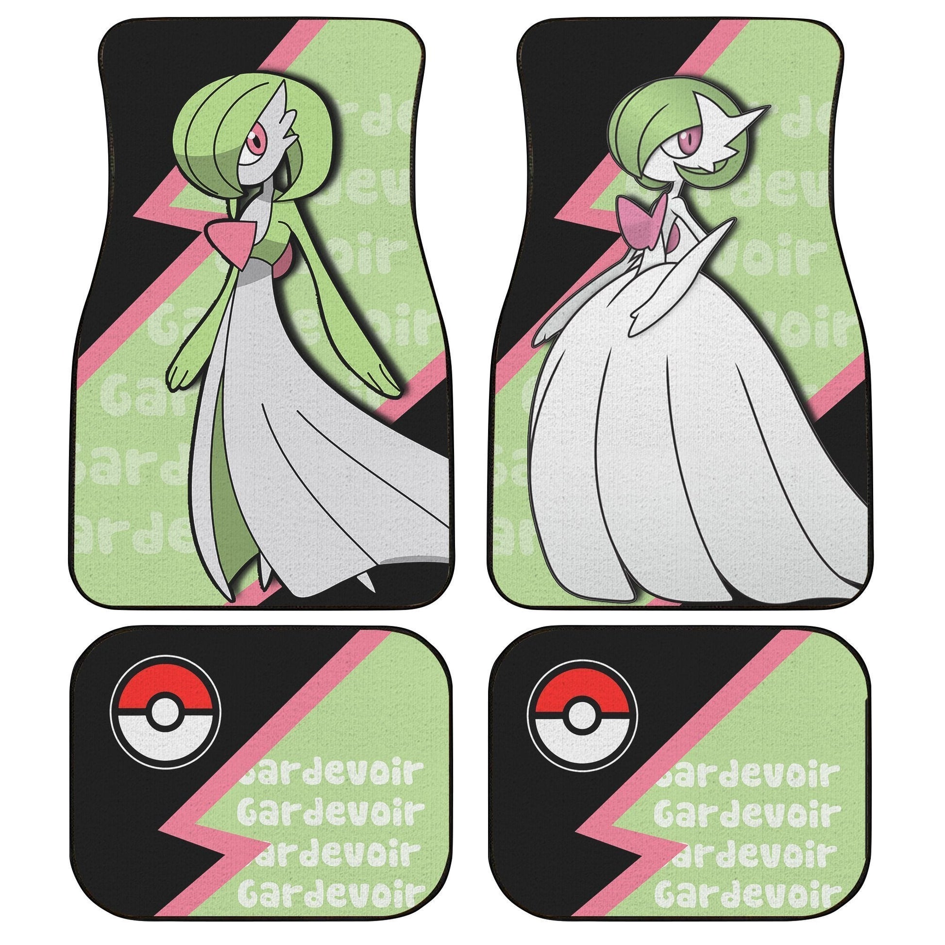 Gardevoir Car Floor Mats Custom Anime Car Interior Accessories - Gearcarcover - 1