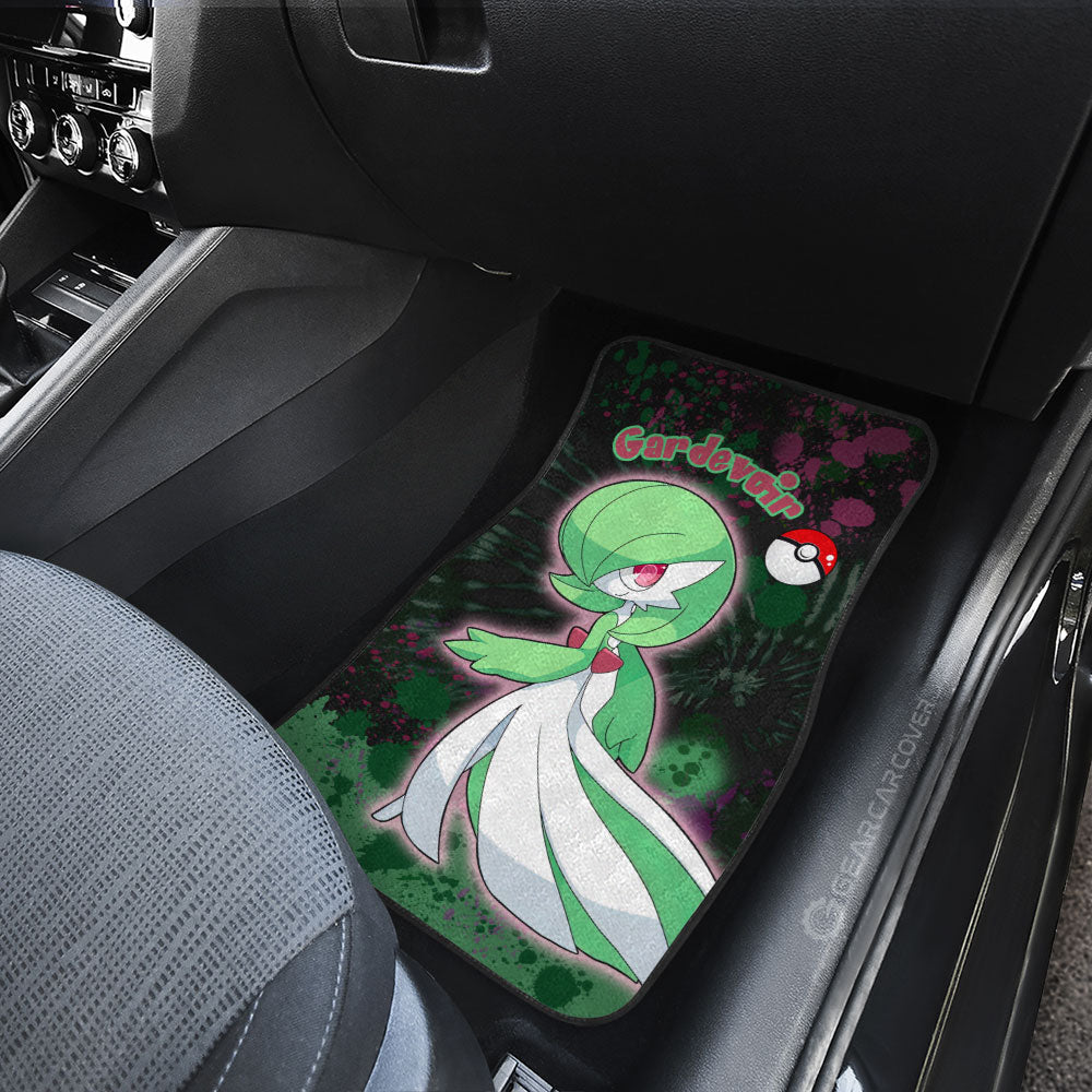 Gardevoir Car Floor Mats Custom Tie Dye Style Car Accessories - Gearcarcover - 4