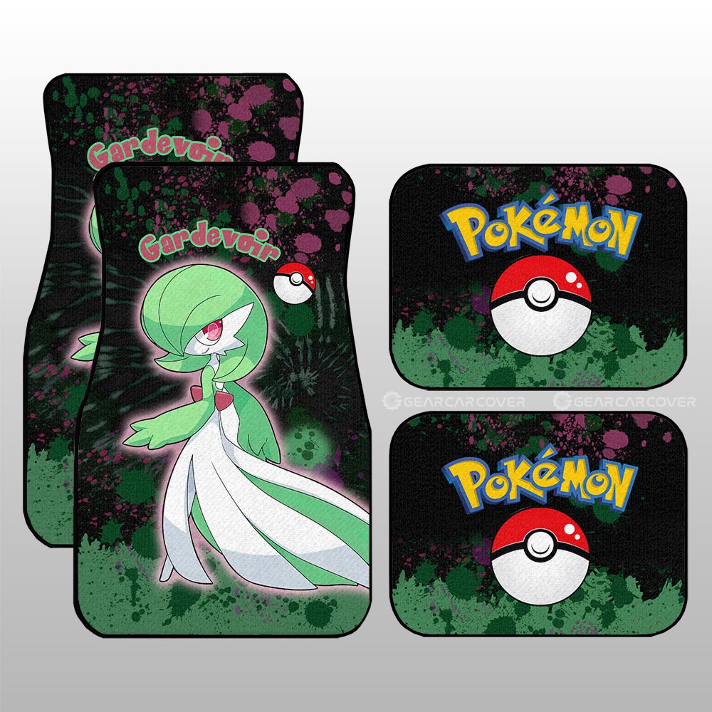 Gardevoir Car Floor Mats Custom Tie Dye Style Car Accessories - Gearcarcover - 1