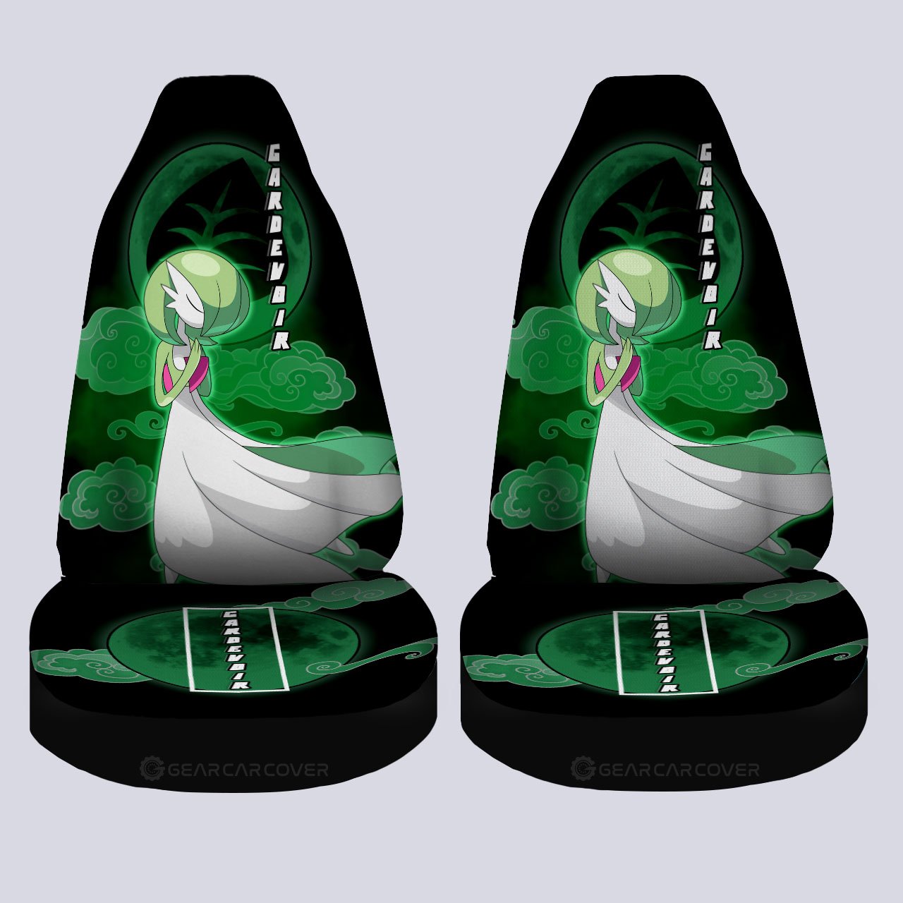 Gardevoir Car Seat Covers Custom Anime Car Accessories For Anime Fans - Gearcarcover - 4