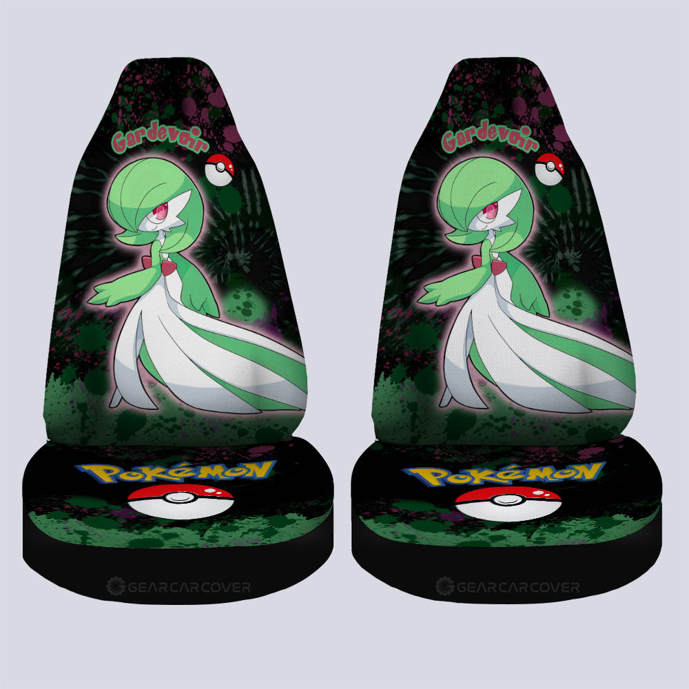 Gardevoir Car Seat Covers Custom Tie Dye Style Anime Car Accessories - Gearcarcover - 4