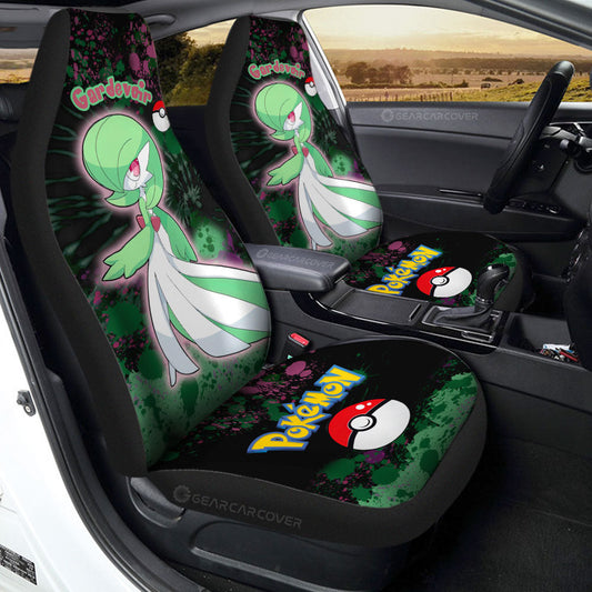 Gardevoir Car Seat Covers Custom Tie Dye Style Anime Car Accessories - Gearcarcover - 1
