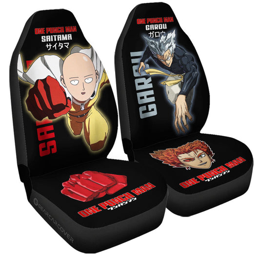 Garou Saitama Car Seat Covers Custom Car Accessories - Gearcarcover - 2