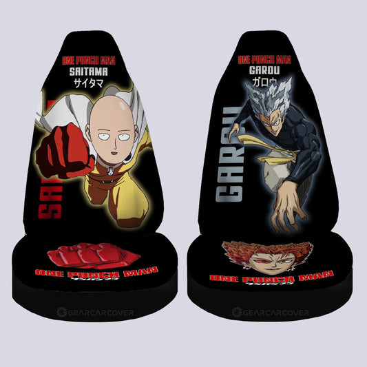 Garou Saitama Car Seat Covers Custom Car Accessories - Gearcarcover - 1