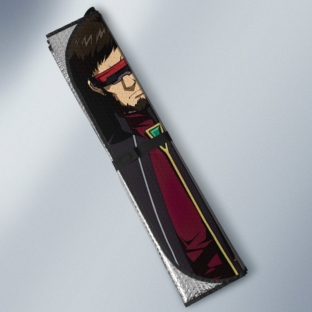 Gendo Ikari Car Sunshade Custom NGE - Gearcarcover - 3