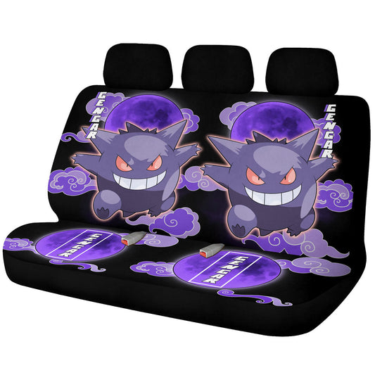 Gengar Car Back Seat Covers Custom Anime Car Accessories - Gearcarcover - 1