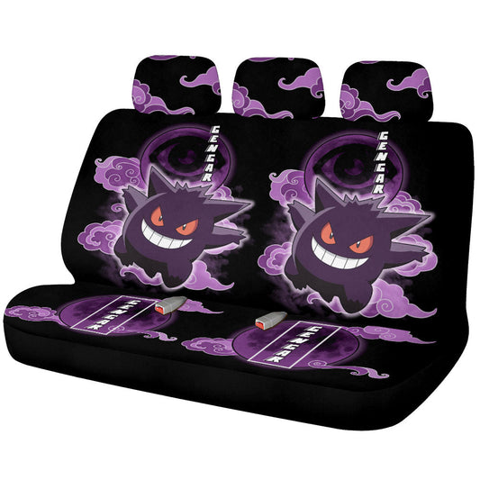 Gengar Car Back Seat Covers Custom Pokemon Car Accessories - Gearcarcover - 1