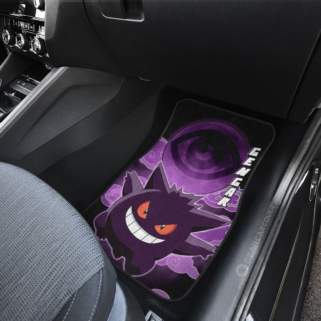 Gengar Car Floor Mats Custom Anime Car Accessories For Anime Fans - Gearcarcover - 4