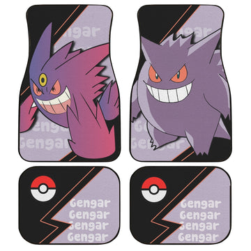 Gengar Car Floor Mats Custom Anime Car Interior Accessories - Gearcarcover - 1