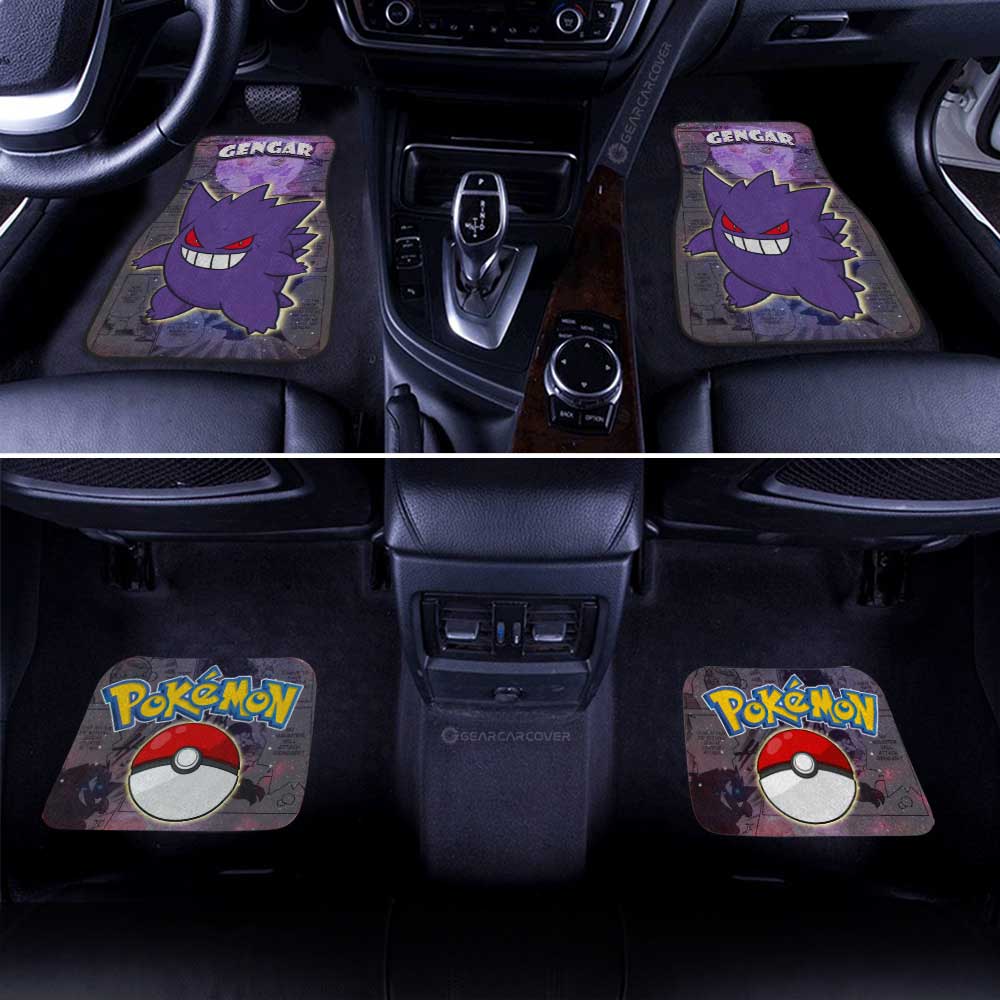 Gengar Car Floor Mats Custom Galaxy Manga Style - Gearcarcover - 3