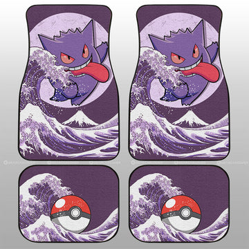 Gengar Car Floor Mats Custom Pokemon Car Accessories - Gearcarcover - 1