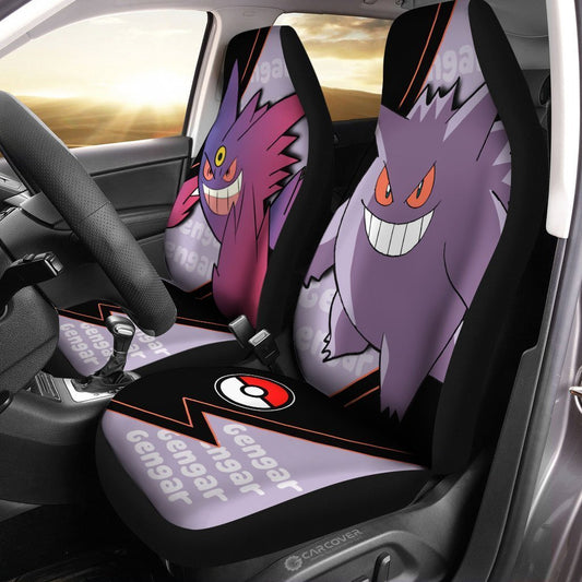 Gengar Car Seat Covers Custom Anime Car Accessories - Gearcarcover - 2
