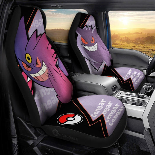 Gengar Car Seat Covers Custom Anime Car Accessories - Gearcarcover - 1