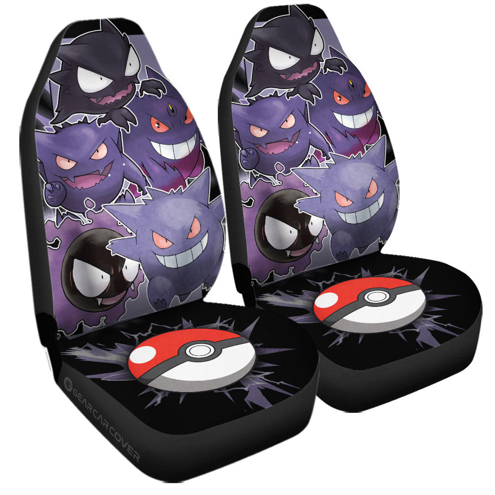 Gengar Car Seat Covers Custom Car Accessories For Fans - Gearcarcover - 3