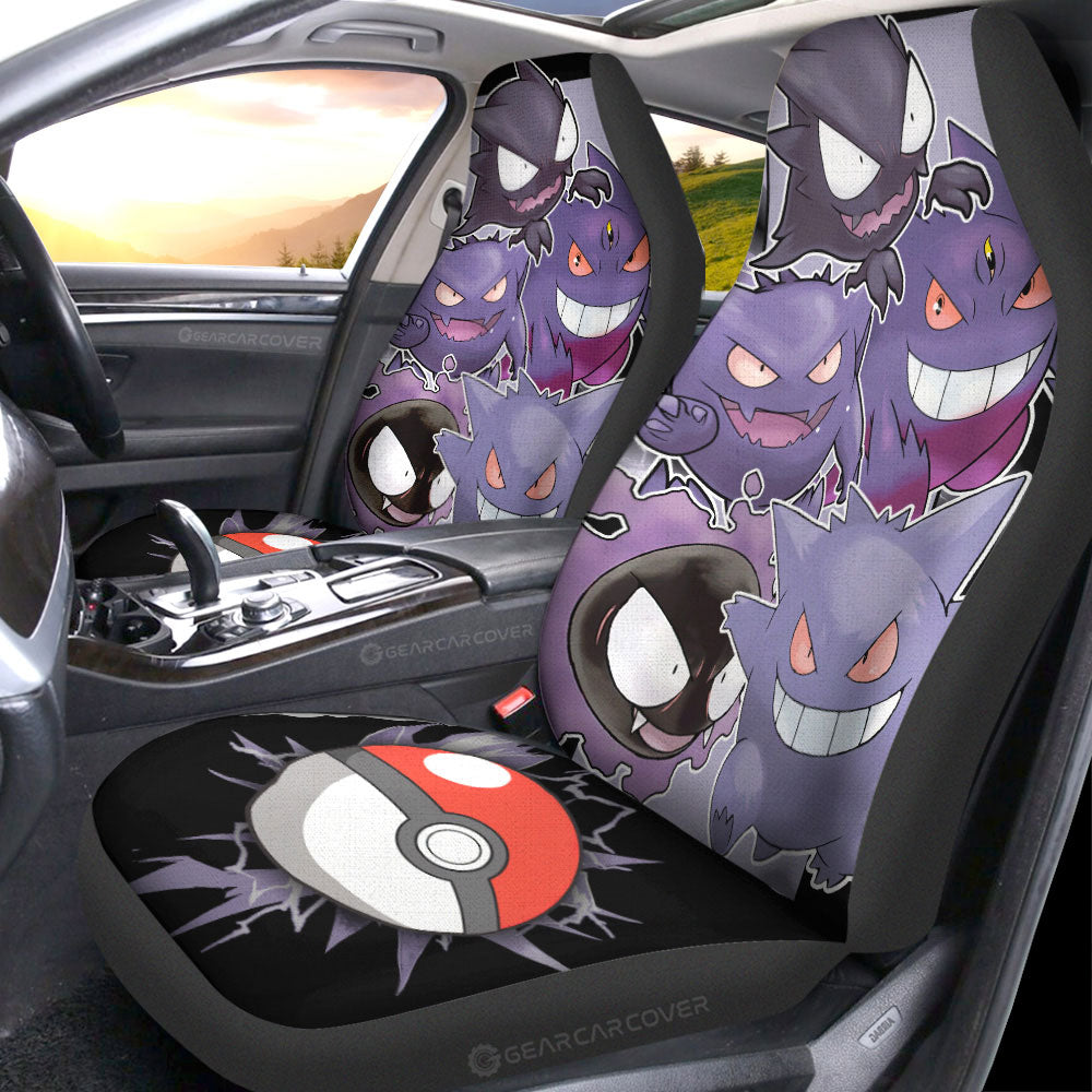 Gengar Car Seat Covers Custom Car Accessories For Fans - Gearcarcover - 1