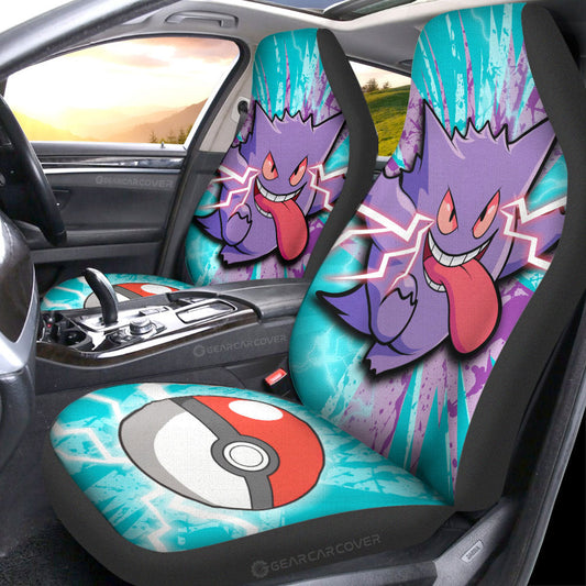 Gengar Car Seat Covers Custom Car Accessories For Fans - Gearcarcover - 1