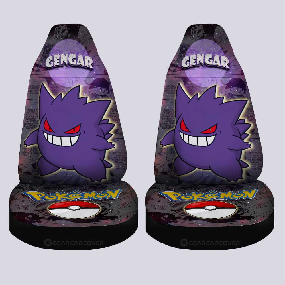 Gengar Car Seat Covers Custom Galaxy Manga Style - Gearcarcover - 4