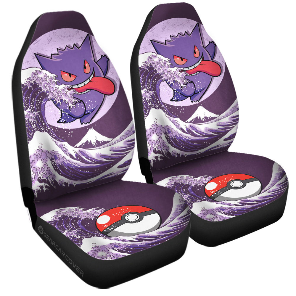 Gengar Car Seat Covers Custom Pokemon Car Accessories - Gearcarcover - 3