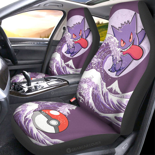 Gengar Car Seat Covers Custom Pokemon Car Accessories - Gearcarcover - 1
