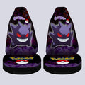 Gengar Car Seat Covers Custom Tie Dye Style Anime Car Accessories - Gearcarcover - 4