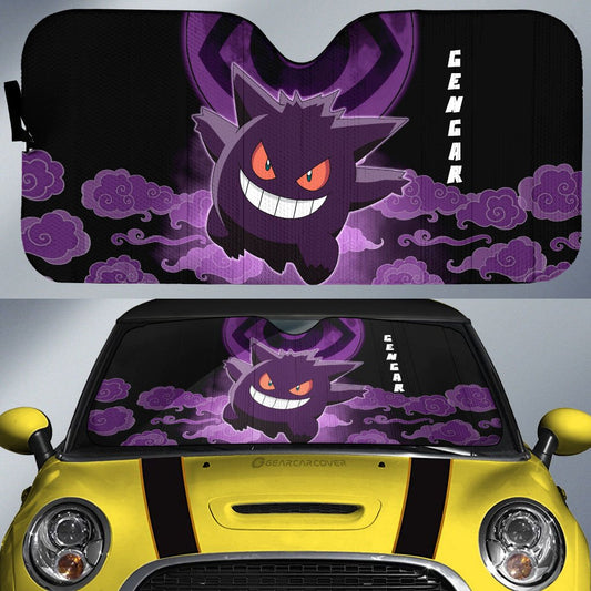 Gengar Car Sunshade Custom Anime Car Accessories - Gearcarcover - 1