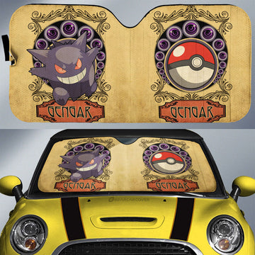 Gengar Car Sunshade Custom Car Interior Accessories - Gearcarcover - 1