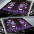 Gengar Car Sunshade Custom Tie Dye Style Anime Car Accessories - Gearcarcover - 2