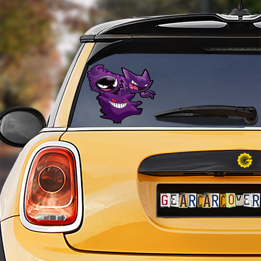 Gengar Evolution Car Sticker Custom - Gearcarcover - 1