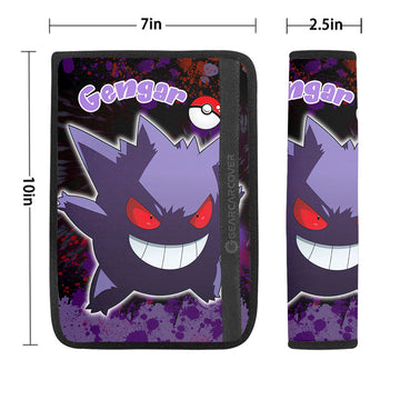 Gengar Seat Belt Covers Custom Tie Dye Style Car Accessories - Gearcarcover - 1