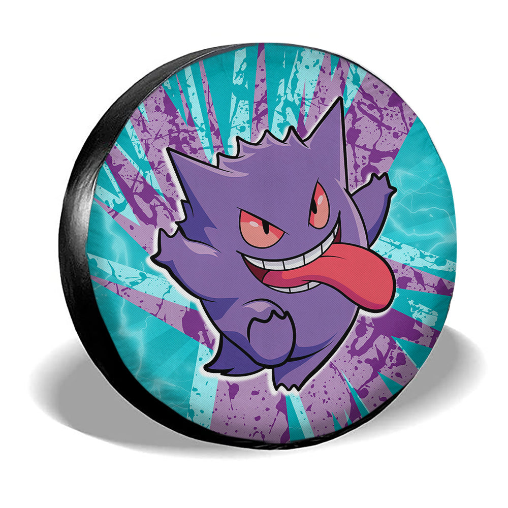 Gengar Spare Tire Cover Custom Anime For Fans - Gearcarcover - 3