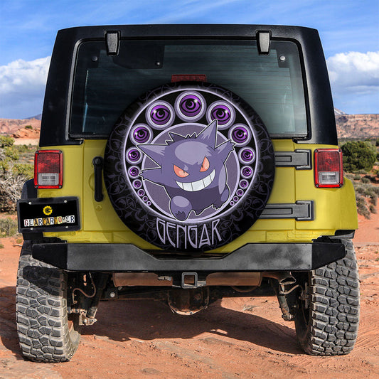 Gengar Spare Tire Cover Custom For Fans - Gearcarcover - 2