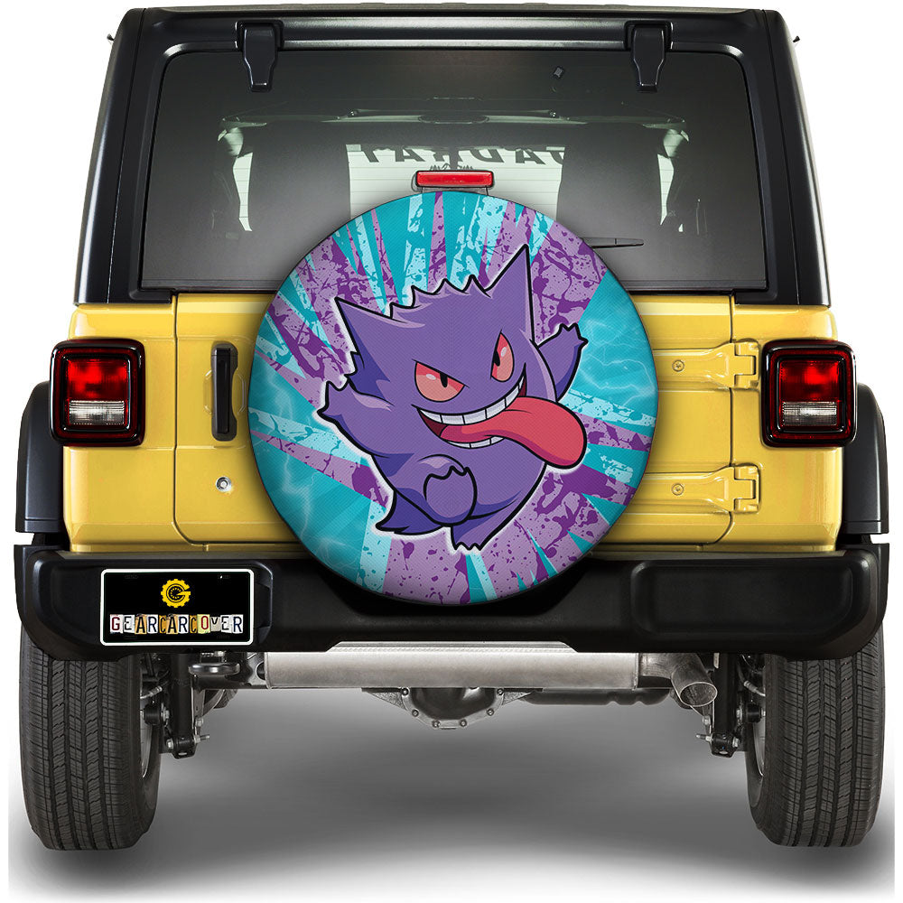 Gengar Spare Tire Cover Custom For Fans - Gearcarcover - 1