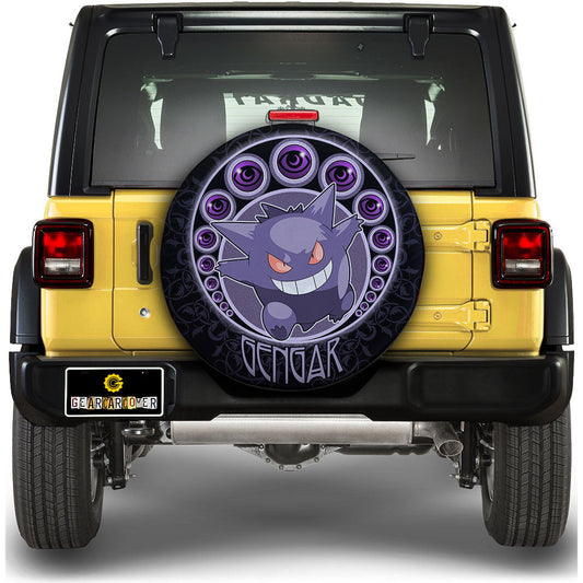 Gengar Spare Tire Cover Custom For Fans - Gearcarcover - 1