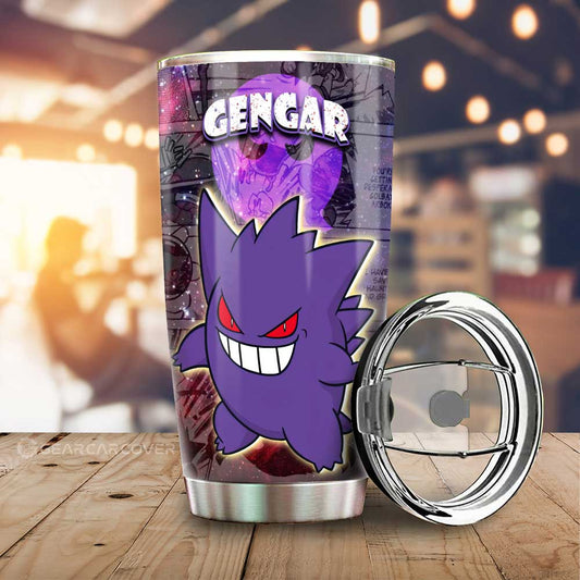 Gengar Tumbler Cup Custom Anime Galaxy Manga Style - Gearcarcover - 1