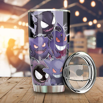 Gengar Tumbler Cup Custom Car Accessories For Fans - Gearcarcover - 1