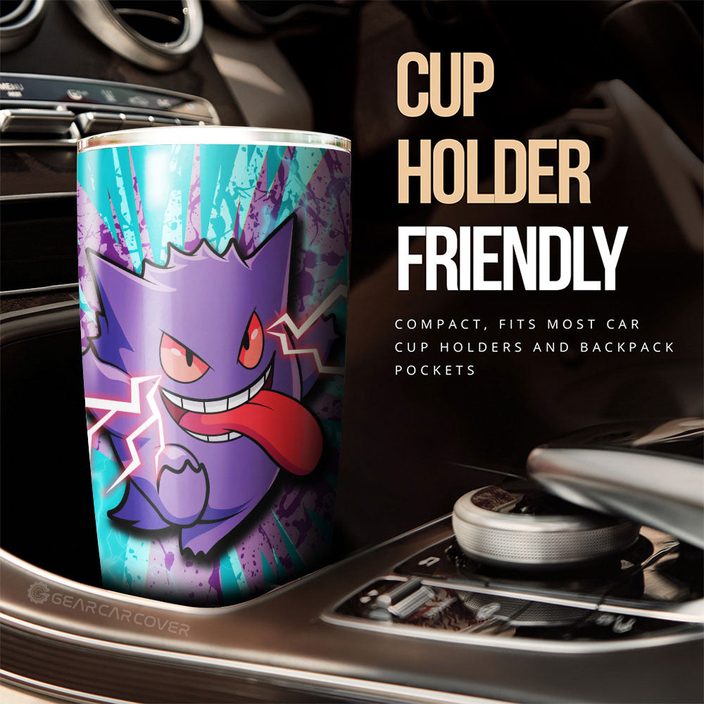 Gengar Tumbler Cup Custom Car Interior Accessories - Gearcarcover - 2