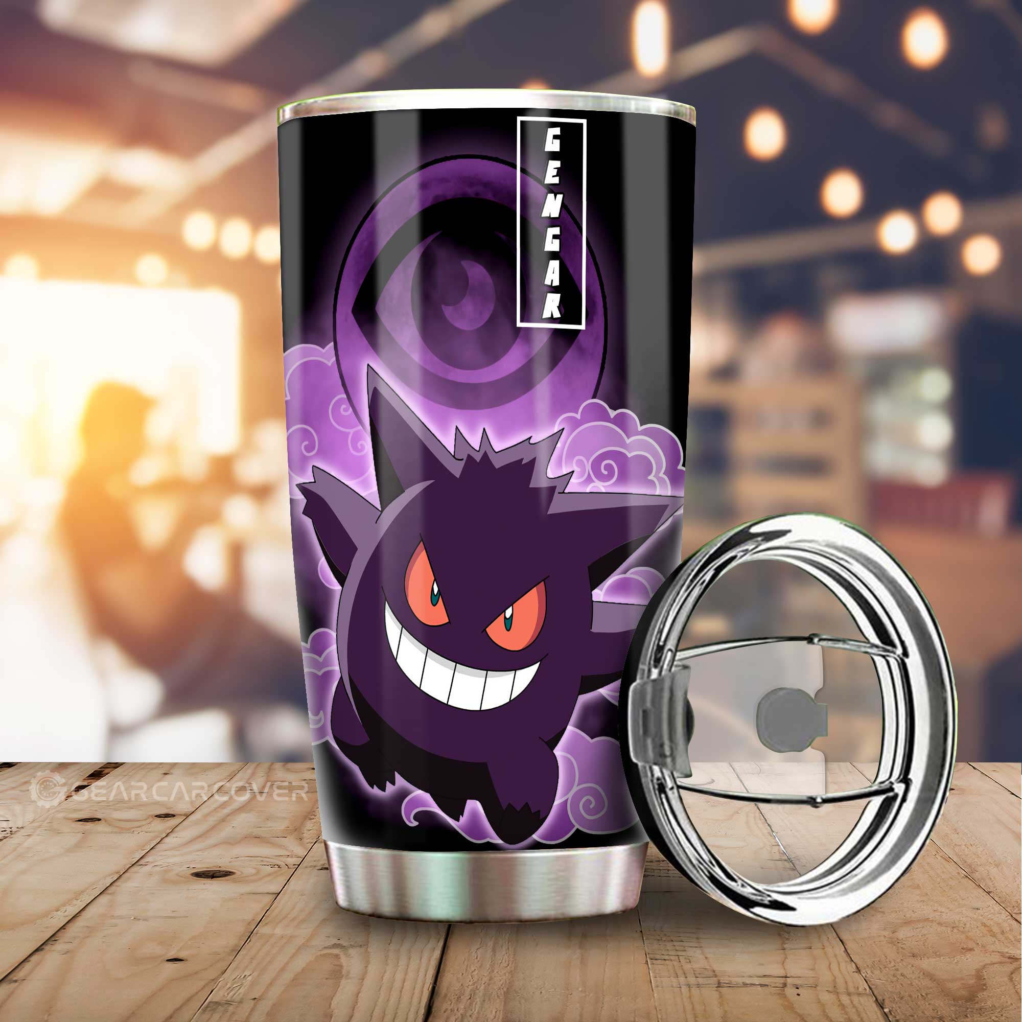 Gengar Tumbler Cup Custom - Gearcarcover - 1